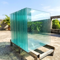 Verre de sécurité trempé 4mm-19mm haute résistance finition polie pour balustrades et mains courantes