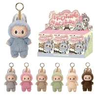 Offre Spéciale 100% Authentique Labubu Macaron En Peluche Poupée Popmart Les Monstres Boîte Aveugle Mignon Belle Vinyle Visage Jouets Legit Mystery Boxes