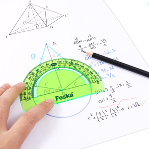 Set di <span class=keywords><strong>3</strong></span> Righelli Flessibili in PVC Morbido Verde Foska con <span class=keywords><strong>Centimetri</strong></span> e Pollici per Disegno e Uso in Classe - Product Image 5