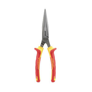Stanley <b>Long</b> Straight Half Round <b>Nose</b> Pliers for Turning Tool Purpose - Product Image 1