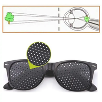 Lunettes d'exercice unisexe portables à petits trous corrigeants pour la vision, protection oculaire, promotionnelles OEM