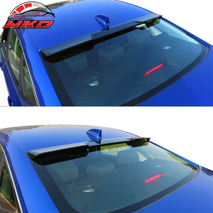 สปอยเลอร์หลังคุณภาพสูงสำหรับรถยนต์ฮอนด้า ซีวิค ซีดาน 4 ประตู ปี 22-26 รุ่น IKON สีดำเงา - Product Image 2