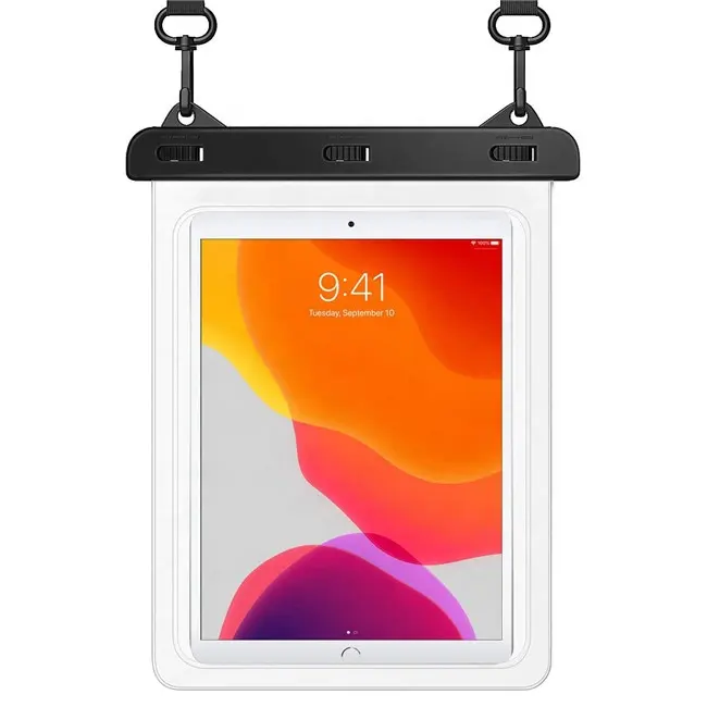 Universelle wasserdichte Tablet-Hülle Unterwasser-Tablet-Packs ack mit Lanyard Kompatibel mit neuem iPad 10,2 "iPad Air 10,5" Galaxy Tab