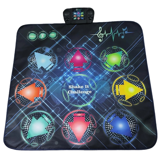 Shantou SAJADAH Single Dancer Music Pads Best Birthday Gift Dance Mat for Kids, Colorful LED Lights Factory Supplier