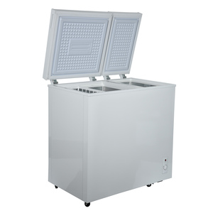 双温度390L双门隔间批发超市商用Congelador卧式冷柜 - Product Image 3