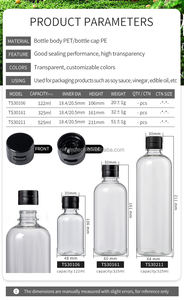 <span class=keywords><strong>Bouteille</strong></span> <span class=keywords><strong>de</strong></span> sauce transparente <span class=keywords><strong>de</strong></span> 120 ml, 320 ml, 520 ml avec <span class=keywords><strong>bouchon</strong></span> inviolable, contenant en plastique PET Boston Round à col <span class=keywords><strong>de</strong></span> 30 mm <span class=keywords><strong>pour</strong></span> vinaigre <span class=keywords><strong>de</strong></span> <span class=keywords><strong>cidre</strong></span> <span class=keywords><strong>de</strong></span> pomme - Product Image 2