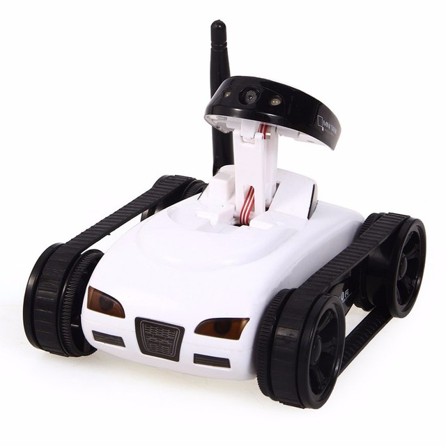 NEW 777-270 Mini RC Spy WIFI Tank Car Video 0.3MP Camera WiFi Remote Control by Iphone Android Robot with Camera 4CH APP