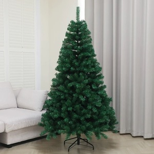 Arbre de <span class=keywords><strong>Noël</strong></span> artificiel vert floqué de qualité supérieure, grand, écologique, avec base autoportante, en plastique, pour la maison et les fêtes - Product Image 3