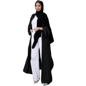 MQ027 Retro Ethnischer Stil Bescheidene Mäntel Sommer Long Top Cross-Border Fashion Strickjacke Arabian Saudi Cardigan für den Nahen Osten - Product Image 5