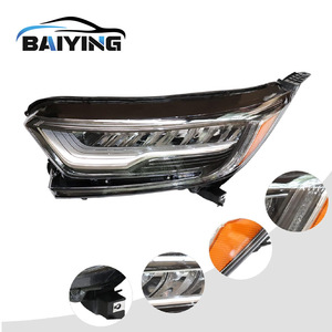 2017สำหรับ Honda CRV US รุ่นด้านหน้ารวมไฟหน้า LED การกำหนดค่าสูงไฟหน้ารถทำจากวัสดุ ABS - Product Image 1