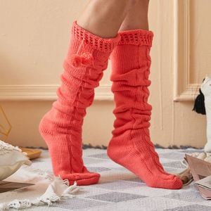 2023 Hot Sale <b>Winter</b> Leg Warmers Thigh High <b>Socks</b> Over the Knee Knitted Slouch <b>Socks</b> for Women - Product Image 6