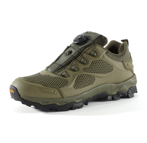Chaussures tactiques d'entraînement sportives d'été DFE01 pour activités extérieures avec empeigne en maille respirante et système de laçage rapide à verrouillage/déverrouillage - Product Image 1