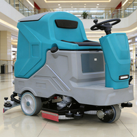 Nouvelle autolaveuse électrique professionnelle industrielle à haute efficacité avec batterie 72V 300Ah et alimentation 24V