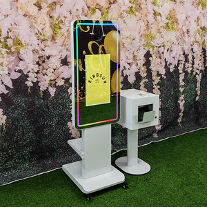 Cabine Photo Miroir Intelligent à Écran Tactile 21,5" avec Impression, GIF et Enregistrement Vidéo - Product Image 1