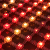 Rideau LED programmable flexible P50 P100, écran LED en maille pliable, rideau d'écran LED extérieur