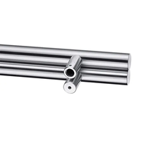 Poignée de porte coulissante en acier inoxydable de qualité commerciale, forme d'échelle, installation facile, garantie 1 an, design moderne pour hôtel