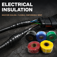 En Stock, Cinta Aislante de Silicona de Color Autoadhesiva y sin Adhesivos de 10-40KV para Equipos de Conexión, Entrega Rápida