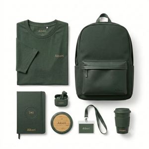 Set de Regalo de Bienvenida para Empleados de Empresa: Camiseta Polo, Cuaderno, Mochila, Botella Térmica, Set de Regalo Corporativo Personalizado para el Trabajo - Product Image 1
