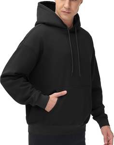 Sudadera con Logotipo Personalizado, Impresión Puff, Marca Privada OEM, Forro Polar de Poliéster Sólido de Invierno, 340g, Teñido en Prenda, Secado Rápido, Unisex, Tallas Grandes - Product Image 3