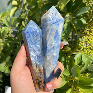 Fanshi Offre Spéciale Naturel Bleu Kyanite Baguette Cristal Poli Artisanat <span class=keywords><strong>Cyanite</strong></span> Point pour La Guérison pour La Décoration De La Maison Cadeau D'énergie - Product Image 5
