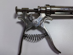 30ml 50ml tự động ống tiêm gia cầm tiêm Súng thú y vaccine <span class=keywords><strong>Injector</strong></span> kim loại tự động ống tiêm - Product Image 4