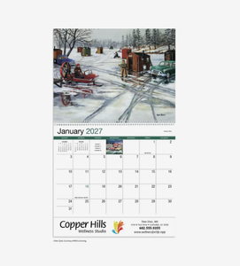Calendriers spirales personnalisés avec logo publicitaire « America Remembered » 2027 – Cadeau promotionnel en gros - Product Image 4
