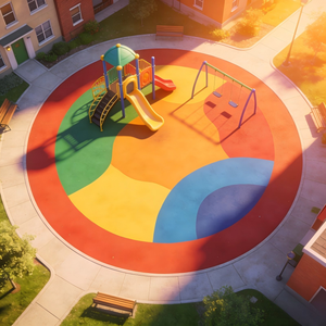 Particules de caoutchouc EPDM antidérapantes et durables pour les surfaces de jeux pour enfants, les terrains de jeux scolaires, les revêtements de sol de sécurité - Product Image 1