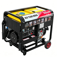 Generator Diesel Portabel Senyap 10kw 12.5kva dengan Starter Elektrik 220V 380V 3 Fasa 50Hz 60Hz Genset untuk Pertanian Toko CE ISO