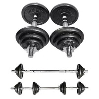 Ensemble d'haltères réglables pour la musculation en salle de sport, poids de 20 kg, 30 kg, 40 kg, haltères York