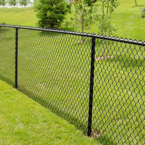 Cerca de Alambre Galvanizado con Postes, Malla Metálica con Orificios en Forma de Diamante, Cercado de Seguridad para Ganado, Granja, Jardín y Puerta - Product Image 3