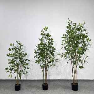 Plantes Artificielles D'intérieur Tropical <span class=keywords><strong>Plumeria</strong></span> Fleurs Arbre Plantes En Plastique Rose Oeuf Fleur Arbre Décoration De Mariage Fleur Arbre - Product Image 4