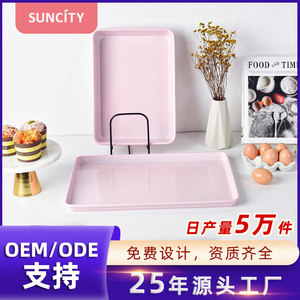 Pink Non-Stick Cake Baking Pan Rectangle Carbon Steel For Home Baking - Product Image 5