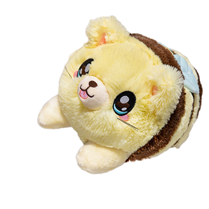 Super doux mignon <span class=keywords><strong>orchidée</strong></span> <span class=keywords><strong>mante</strong></span> ours en peluche PP coton rempli abeille inspiré conception maille doublure coussin oreiller pour apaiser le sommeil - Product Image 1