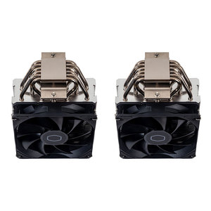 Master süper bliblicooler CPU hava soğutma radyatörü için soğutucu nikel kaplama 6 isı boruları uyumlu 13 fanlar soğutma - Product Image 6