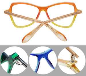 女性の女性のためのカスタムファッション最新の光学蝶蝶眼鏡眼鏡フレーム - Product Image 6