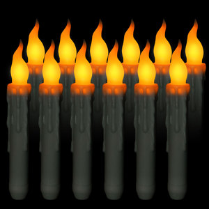 Fausses bougies en <span class=keywords><strong>cire</strong></span> véritable, électriques, à piles, Velas, bougies LED sans flamme avec télécommande - Product Image 2