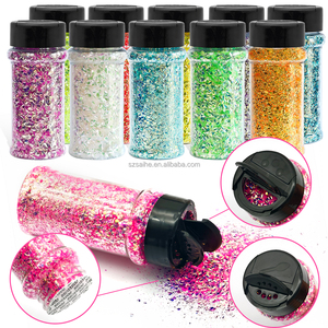 Lot <span class=keywords><strong>de</strong></span> 12 Couleurs <span class=keywords><strong>de</strong></span> Paillettes Bulles des Entrepôts Américains pour Résine Gobelets Ongles Corps Noël Halloween, Sequins et Flocons pour Loisirs Créatifs - Product Image 2