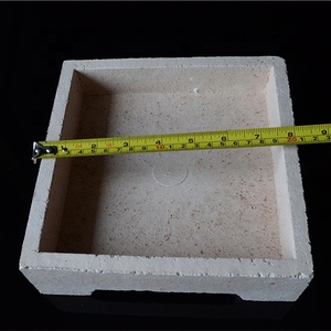 Cordierita mezclada de mullita, crisol de cerámica, bandeja de sagger refractaria para mantener los cupeles de <span class=keywords><strong>Magnesia</strong></span> - Product Image 5