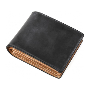 Portefeuille à deux volets pour hommes, <span class=keywords><strong>porte</strong></span>-<span class=keywords><strong>monnaie</strong></span> de grande capacité, fabriqué par les meilleurs Artisans du <span class=keywords><strong>cuir</strong></span>, - Product Image 2