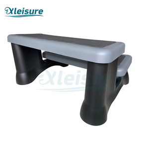 Nouvelle Arrivée : Échelles de <span class=keywords><strong>spa</strong></span> de 36 pouces à 2 niveaux en PP renforcé antidérapant pour spas et bains à remous extérieurs - Product Image 6