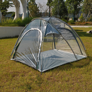 Tente bulle, tente dôme transparente pour <span class=keywords><strong>4</strong></span> personnes, protection contre le froid, abri de camping portable, pour regarder des événements sportifs, des fêtes, observer les étoiles - Product Image 5