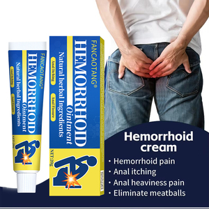 Creme Natural de Ervas para Hemorroidas com Vitaminas, Emplastro Herbal Chinês que Alivia Inchaço Anal, Dor e Desconforto, Uso Externo, Classe II - Product Image 2