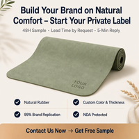 Tapis de yoga Pilates ovale QIANGFENG avec logo personnalisé, 4 mm/5 mm, résistant aux taches, facile à nettoyer, écologique, sac de transport inclus