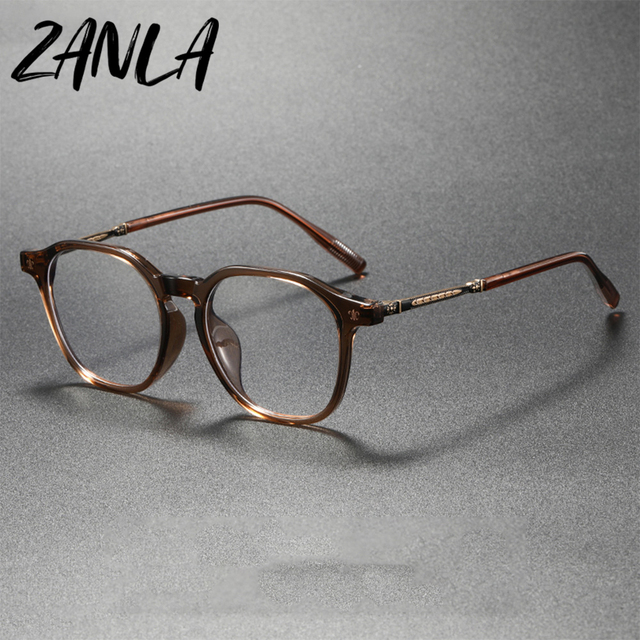 Classic Oval Computer Transparent Glasses Unisex Business and Fashion Eyewear with PC Frame Blue Light Blocking Optical Glasses