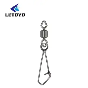 LETOYO Émerillons roulants à œil diamanté pour grue en croix avec clip pivotant à crochet