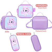 Sac à dos à roulettes pour enfants avec boîte à lunch intégrée - Mochilas Escolares