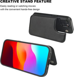 Custodia per Telefono in Pelle PU con Doppia Chiusura Magnetica, Porta Carte e Protezione Antiurto per <span class=keywords><strong>iPhone</strong></span> 16 15 14 13 12 11 Xsmax Xs <span class=keywords><strong>XR</strong></span> - Product Image 3