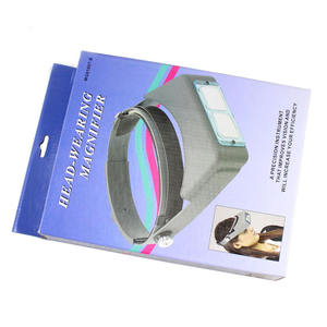 Lupa con <span class=keywords><strong>diadema</strong></span> de 80 mm con lente de cristal, estilo casco mejorado para reparación, lectura y bordado - Product Image 2