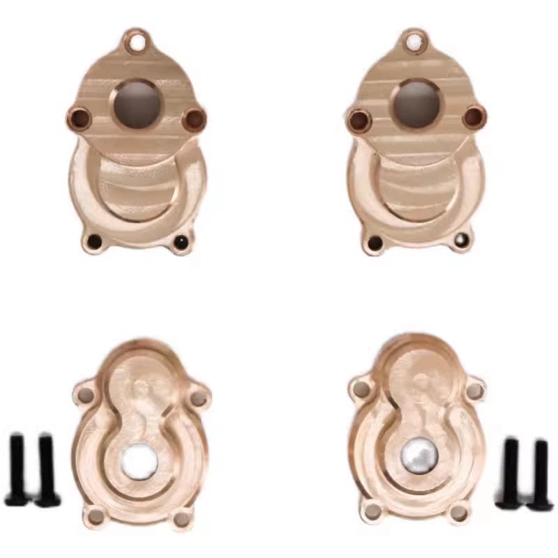 Soporte trasero dorado para eje