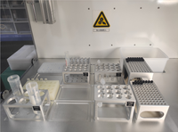 Préparation automatisée d'ARN d'ADN d'extraction d'acide nucléique de poste de travail de pipetage de laboratoire de manipulation liquide